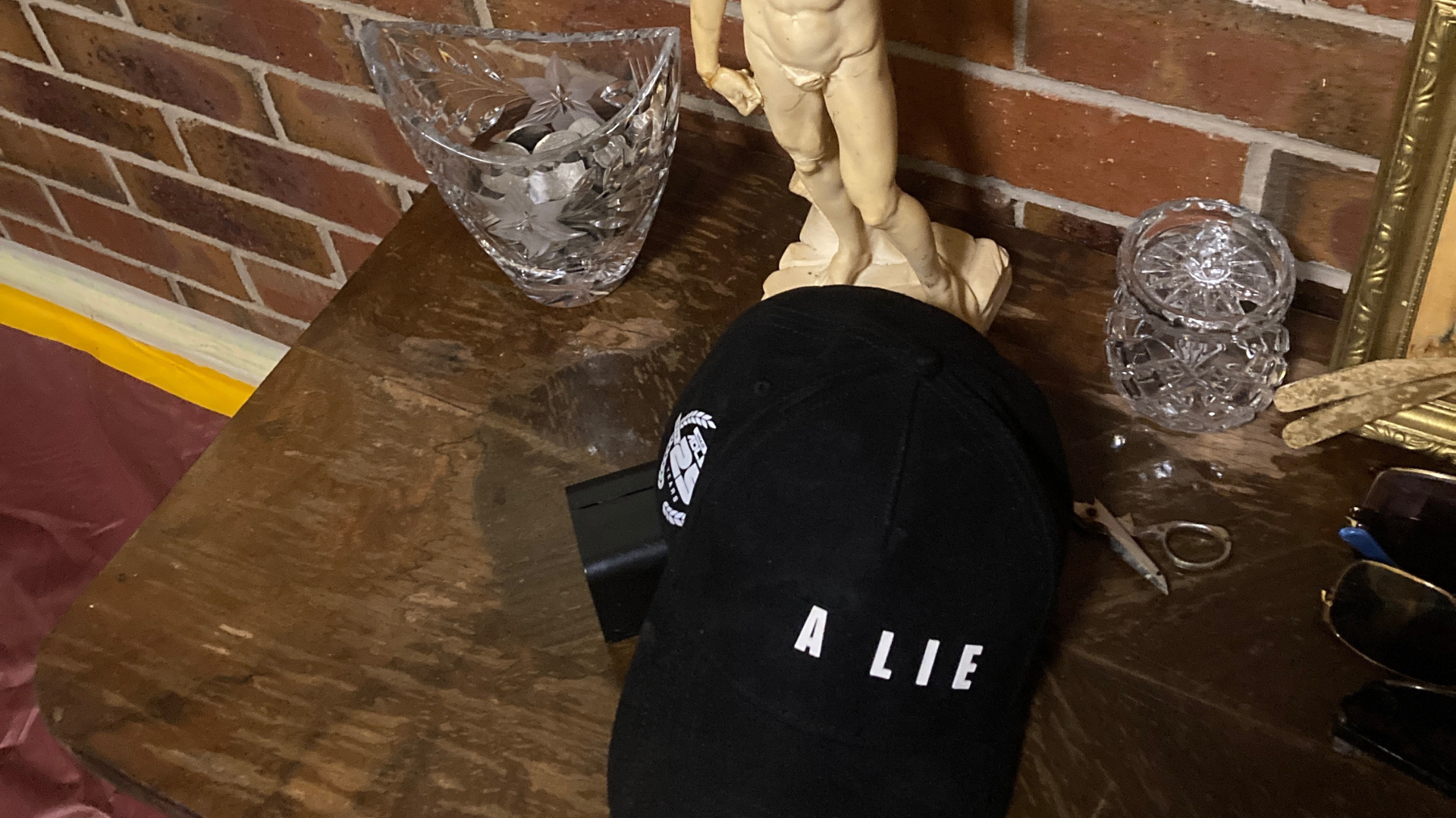 One big lie branded hat