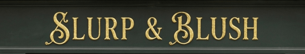 Cafe Buiding Sign - Slurp and Blush